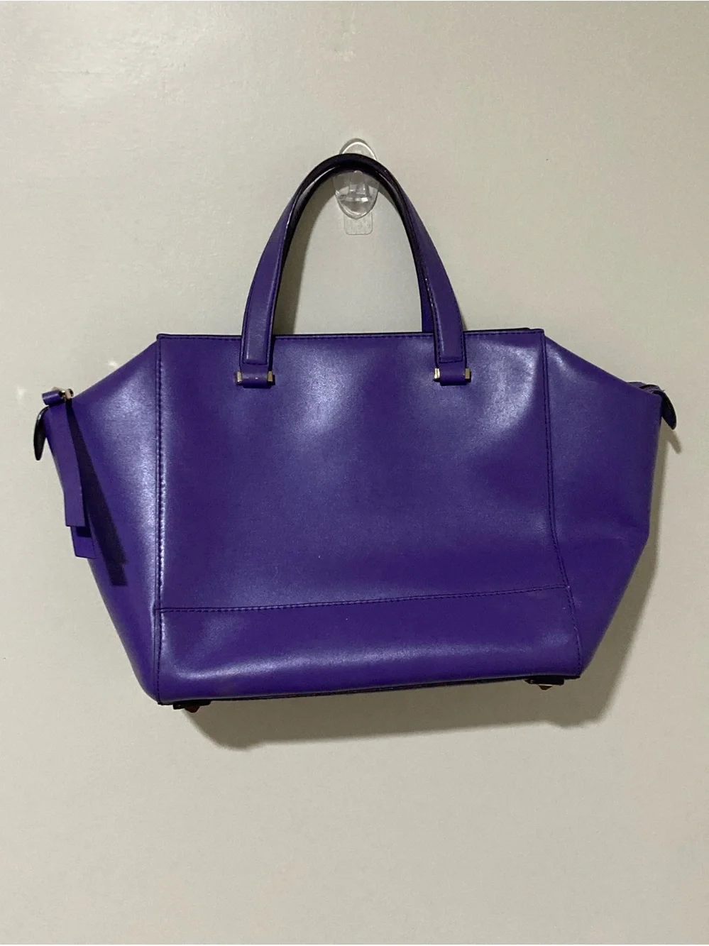 EUC‎ kate spade 2 Park Avenue Beau Shopper in Purple Leather